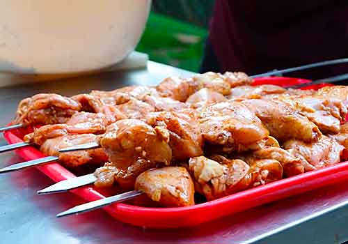 Шашлык из курицы на мангале самый вкусный маринад