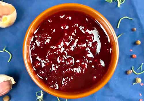 Соус для шашлыка из томатной пасты с чесноком