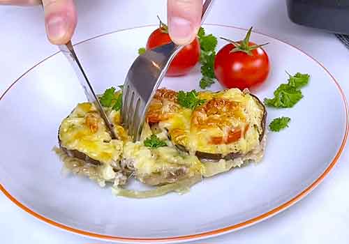 Картошка по-французски с мясом и грибами в духовке